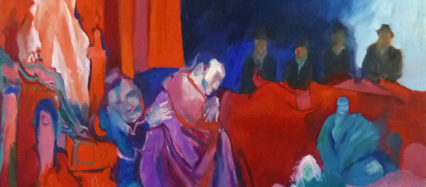 Leinwandbild ohne Titel von Hans-Jürgen Burggaller